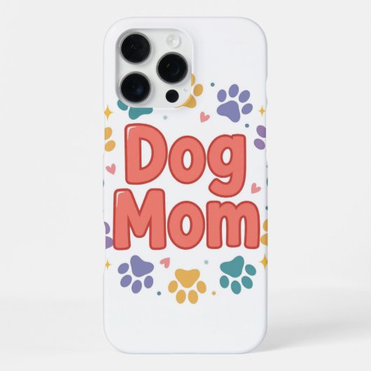 Hundemama iPhone 16 Pro Max Hülle (Rückseite)
