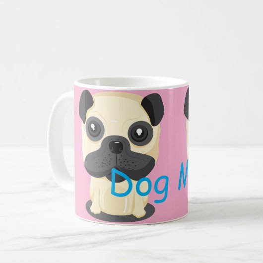 Hundemama Kaffeetasse (Vorderseite Links)