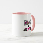 Hundemama Leopard Herz Tasse - Geschenk für Mama (VorderseiteRechts)
