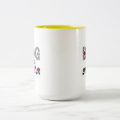 Hundemama Leopard Herz Tasse - Geschenk für Mama (Mittel)