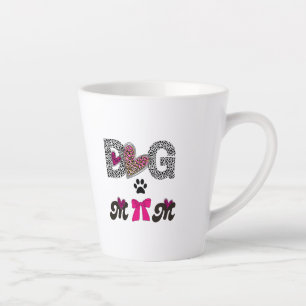 Hundemama Leopard Herz Tasse - Geschenk für Mama
