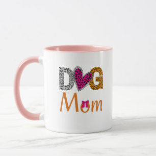 Hundemama Leopard Print/Trendiges Geschenk für Hun Tasse