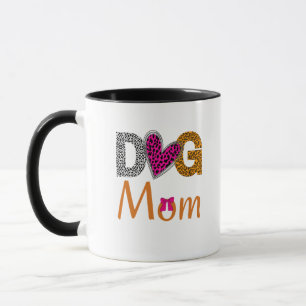 Hundemama Leopard Print/Trendiges Geschenk für Hun Tasse