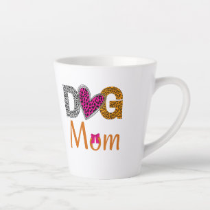 Hundemama Leopard Print/Trendy Geschenk für Hunde Milchtasse