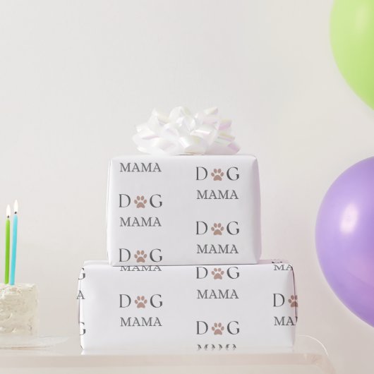 Hundemama, Muttertag- und Geburtstagsgeschenk für Geschenkpapier (Partygeschenke)