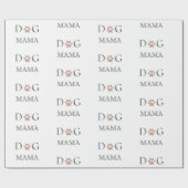 Hundemama, Muttertag- und Geburtstagsgeschenk für Geschenkpapier (Flach)