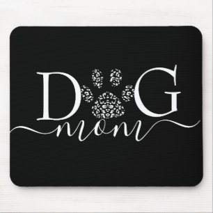 Hundemama Pfotenabdruck  Mousepad