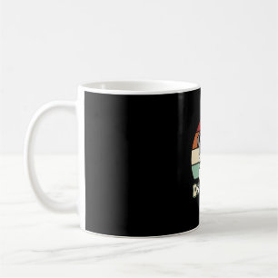 Hundemama Retro Bulldogge Vektor Kaffeetasse