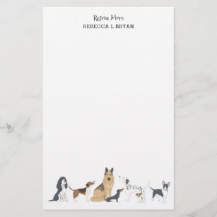 HundeMama-Rettungs-Mama-Vater-Hundezucht Briefpapier