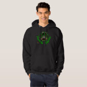 Hundemama Rottweiler Green Hoodie (Vorne ganz)