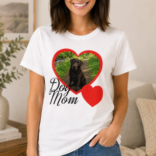 Hundemama-Skript Rotherz-Foto Weiß T-Shirt