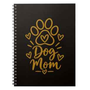 Hundemama Süßer Pfotenabdruck Geschenk für Hunde L Notizblock