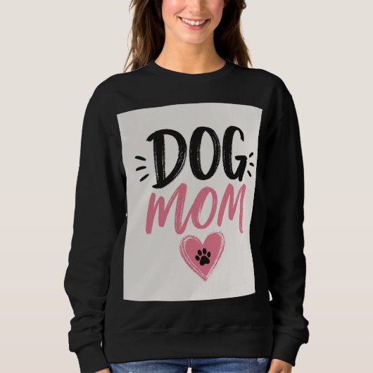 Hundemama Sweatshirt (Vorderseite)