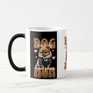 Hundemama-Tasse – „Das Leben ist besser mit Hunden Verwandlungstasse