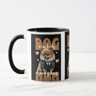 Hundemama-Tasse – „Ich arbeite hart, damit mein Hu Tasse