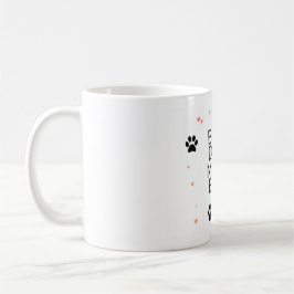 Hundemama-Tasse umgeben von Liebe & Pfoten | Hunde Kaffeetasse