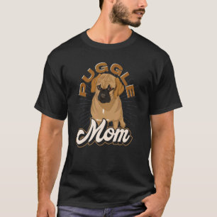 Hundemama Tierbesitzer Tier Hundemütter Tag Puggle T-Shirt