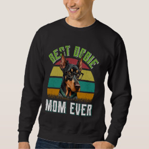 Hundemami BESTE DOBIE-MAMI ALLE ZEIT Doberman-Mami Sweatshirt