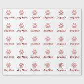 Hundemamma-Geschenk-Packpapier Geschenkpapier (Flach)