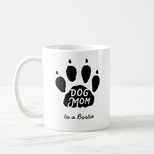 Hundemamma-Tatzen-Druck-personalisierter Name und Kaffeetasse