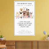 Hundemänger Tierarzt Sitzplatz Kaninchenwanderer Leinwanddruck (Insitu (Wohnzimmer))