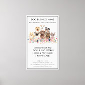 Hundemänger Tierarzt Sitzplatz Kaninchenwanderer Leinwanddruck (Vorderseite)