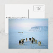 Hundemannschaften, Devon Island, Nordwestgebiete Postkarte (Vorne/Hinten)