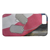 Hundemarken auf Flagge Case-Mate iPhone Hülle (Rückseite (Horizontal))