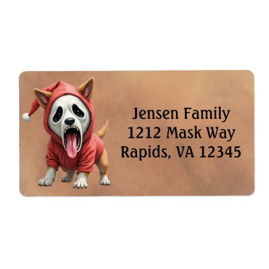 Hundemaske Halloween (Vorne)