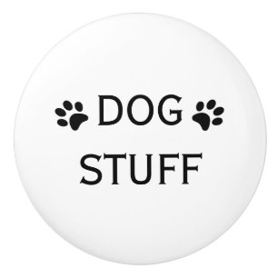 Hundematerial-Fach oder Haustier-Schrank-Griff Keramikknauf