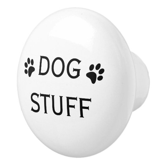 Hundematerial-Fach oder Haustier-Schrank-Griff Keramikknauf (Rechts)