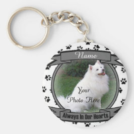 Hundemeldung immer in unseren Herzen Schlüsselanhänger