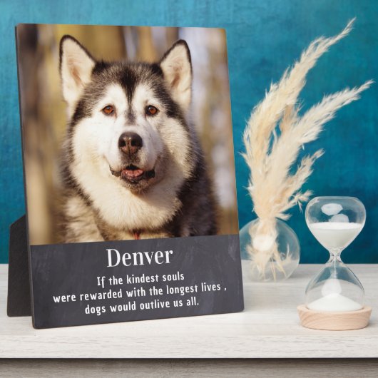 Hundememorial - Beileid für Heimverlusts - Benutze Fotoplatte (Seite)