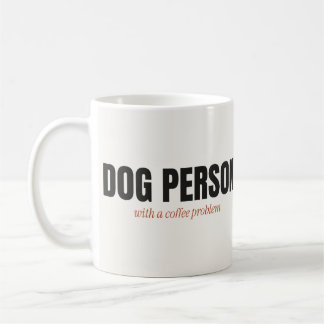 Hundemensch Mit Einem Kaffeeproblem Tasse