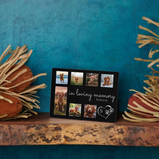 Hundemodell für das Love Memory Monogram Fotoplatte (Seite)