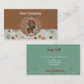 HundeModell-Visitenkarten Visitenkarte (Vorne/Hinten)