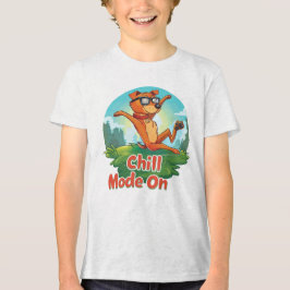 Hundemodus für Kinder Tri-Blend Shirt