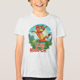 Hundemodus für Kinder Tri-Blend Shirt