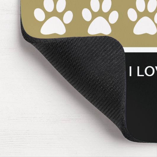 Hundemonogramm Mousepads (Ecke)