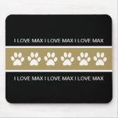 Hundemonogramm Mousepads (Vorne)