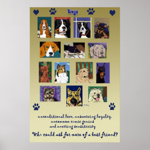 HundeMontageplakat Poster