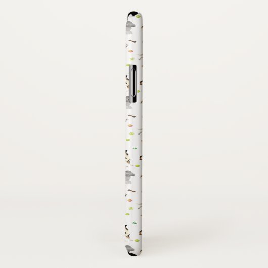 Hundemuster Case-Mate iPhone Hülle (Hinten/Rechts)