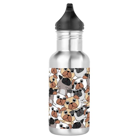 Hundemuster Edelstahlflasche (Rechts)