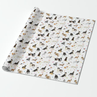 Hundemuster Geschenkpapier