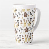 Hundemuster Milchtasse (Rechte Ecke)