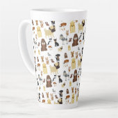 Hundemuster Milchtasse (Linke Ecke)