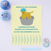 Hundemütigende Hundegroomere reißen die Streifen a Flyer (Einzeln)