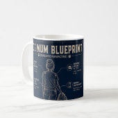 Hundemutter Cockapoo Bauplan  Kaffeetasse (Vorderseite Links)