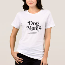 Hundemutter-Definitions-Shirt - Lustiger Wörterbuc Tri-Blend Shirt