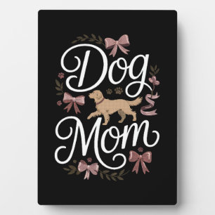 Hundemutter Fell Leben Muttertag Geschenke für Tie Fotoplatte